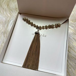 ✨Stella & Dot 2in1 Milana Tassel Pendant necklace✨